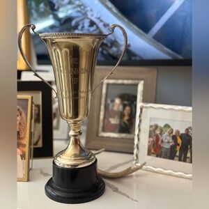 Silver plate Antique Photography Trophy Cup